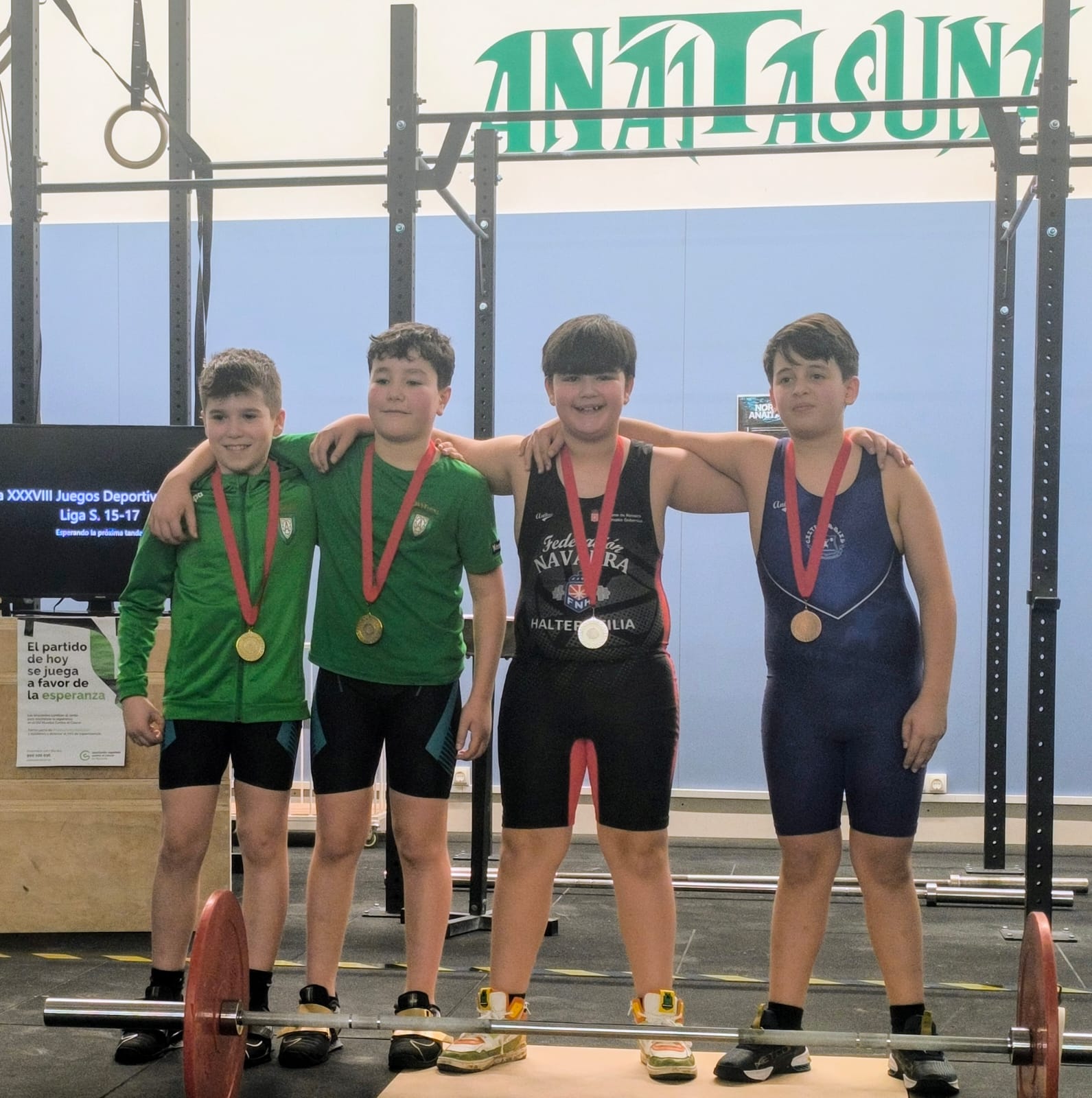 Halterofilia: primera jornada de los XXXVIII Juegos Deportivos de Navarra